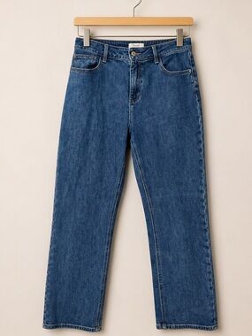Oraije Paris Women's Classic Blue High-Rise Jeans